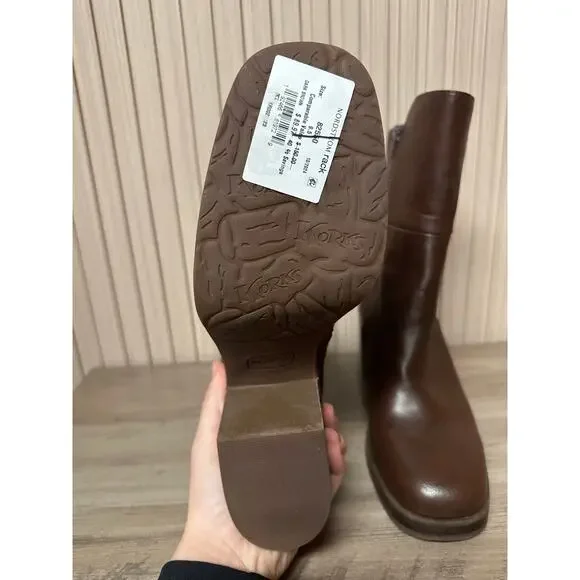 Korks by Kork-Ease Moergan Brown Block Heel Boots Women’s Size 9.5M - Picture 6 of 12